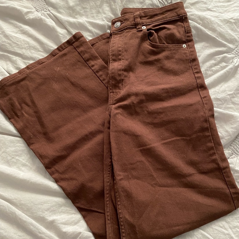 h&m brown jeans
